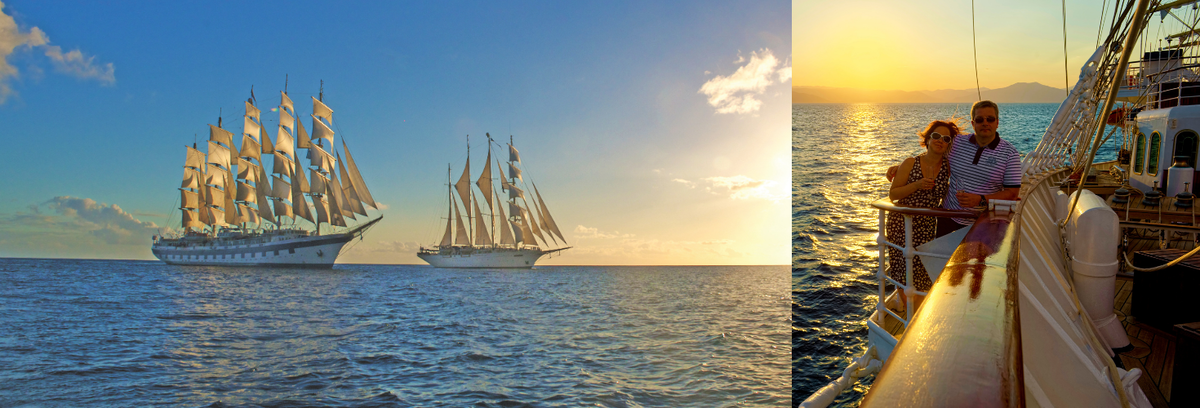 Cruise på et seilskip