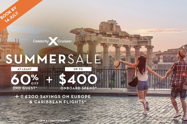 60% off 2nd guest + up to 400 OBC