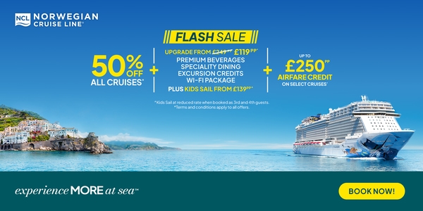 Flash Sale with Norwegian Cruise Line