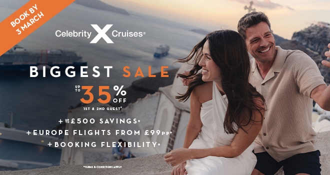 Big savings with Celebrity Cruises