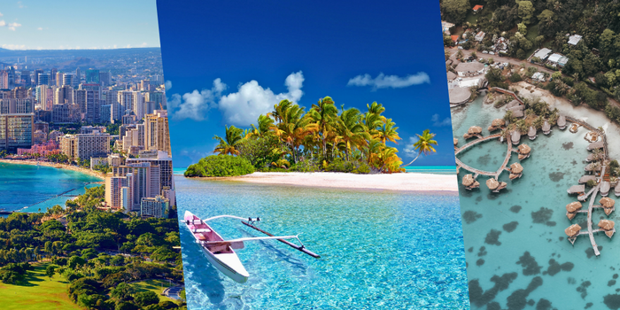 Fly, Cruise & Stay package // Hawaii to Tahiti