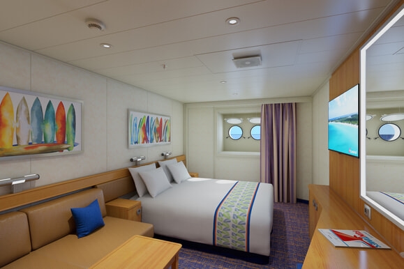 MyCruise Carnival Sunrise Kahytter Udvendig PT2