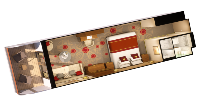 MyCruise Cunard Queen-Anne Kahytter Suite P1,P24