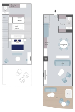 MyCruise Ponant Le-Commandant-Charcot Kahytter Suite DU5