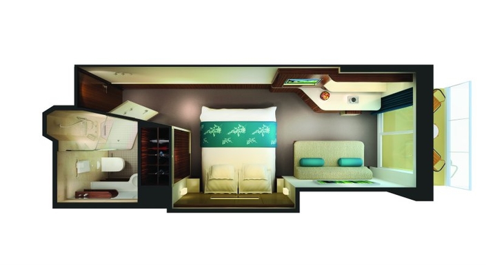 MyCruise Norwegian-Cruise-Line Breakaway Kahytter Balkon BBX2