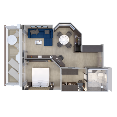 MyCruise Explora-Journeys Explora-III Kahytter Suite GP6