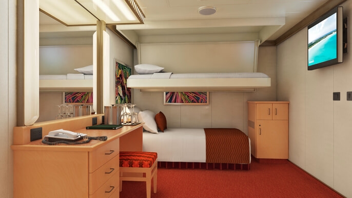 MyCruise Carnival Breeze Kahytter Indvendig 1A2