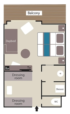 MyCruise Ponant Le-Lyrial Kahytter Suite DS66