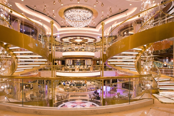 MyCruise Princess-Cruises REGAL Offentlige-arealer Barer-lounger-atrium2
