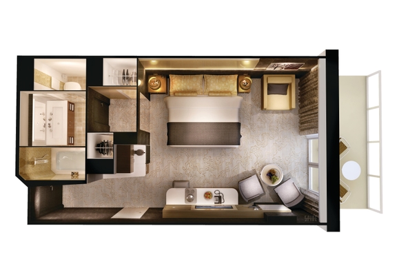 MyCruise Norwegian-Cruise-Line Escape Kahytter Suite HF2