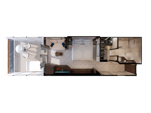 MyCruise Explora-Journeys Explora-III Kahytter Suite GT5