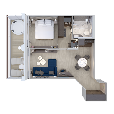 MyCruise Explora-Journeys Explora-III Kahytter Suite CO6