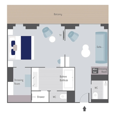 MyCruise Ponant Le-Commandant-Charcot Kahytter Suite VS85