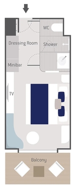 MyCruise Ponant Le-Dumont-d-Urville Kahytter Balkon PR4,PR5,PR63