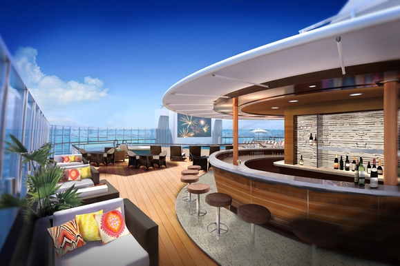 MyCruise Norwegian-Cruise-Line Escape Offentlige-arealer Barer-lounger-atrium1