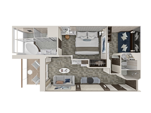 MyCruise Norwegian-Cruise-Line Epic Kahytter Suite H68