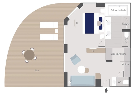 MyCruise Ponant Le-Dumont-d-Urville Kahytter Suite GD62