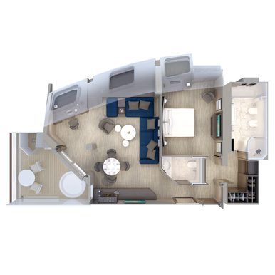 MyCruise Explora-Journeys Explora-III Kahytter Suite RR6
