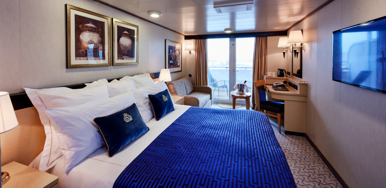 MyCruise Cunard Queen-Elizabeth Kahytter Balkon BX1