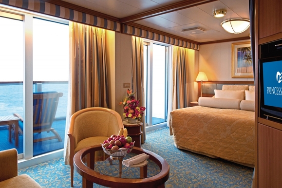 MyCruise Princess-Cruises EMERALD Kahytter Suite SX1