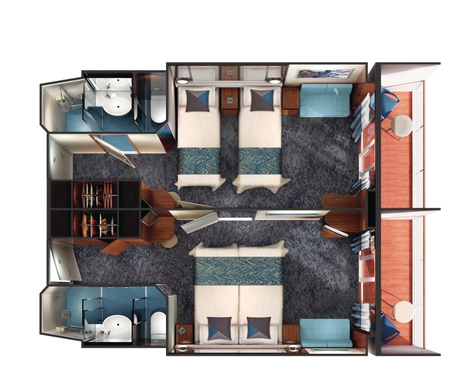 MyCruise Norwegian-Cruise-Line Gem Kahytter Balkon BX3