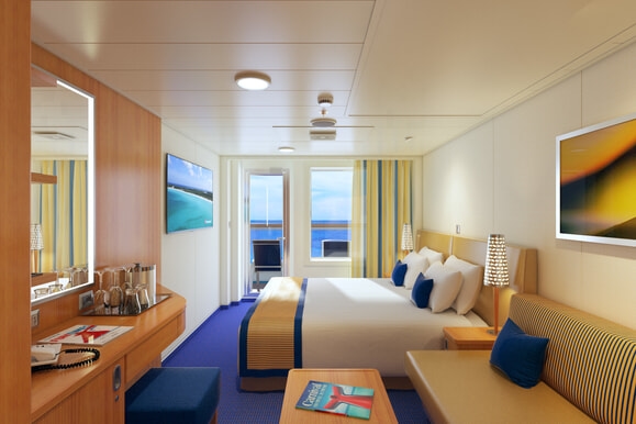 MyCruise Carnival Glory Kahytter Balkon BX1
