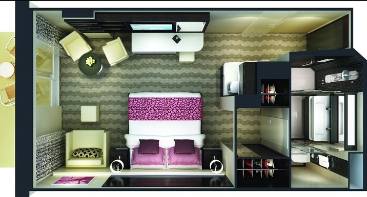 MyCruise Norwegian-Cruise-Line Breakaway Kahytter Suite HF2