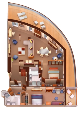 MyCruise Seabourn-Cruise-Line Seabourn-Ovation Kahytter Suite SS,GRSS 3