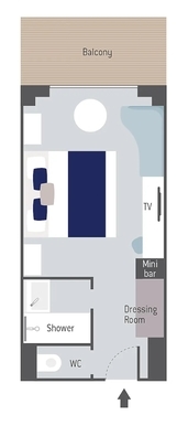MyCruise Ponant Le-Commandant-Charcot Kahytter Balkon PR6,PR7,PR84