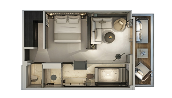 MyCruise Scenic Scenic-Eclipse Kahytter Suite S,SA,SB6