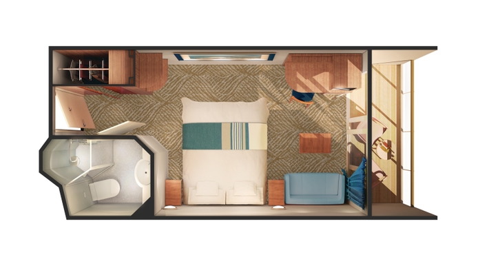 MyCruise Norwegian-Cruise-Line Pride-of-America Kahytter Balkon BX2