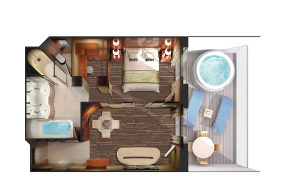 MyCruise Norwegian-Cruise-Line Pride-of-America Kahytter Suite S7,S87