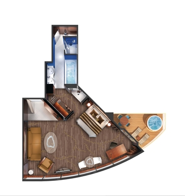 MyCruise Norwegian-Cruise-Line Gem Kahytter Suite H22