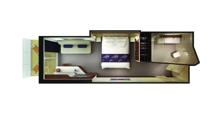 MyCruise Norwegian-Cruise-Line Breakaway Kahytter Balkon M1,M4,M6,MA,MB,MX2