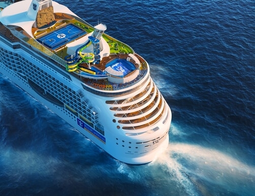 MyCruise Royal-Caribbean-Cruise-Line Voyager-of-the-Seas Offentlige-arealer Luftfoto2