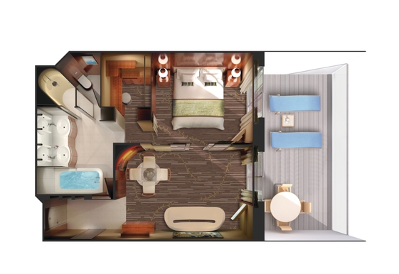 MyCruise Norwegian-Cruise-Line Pride-of-America Kahytter Suite S7,S86