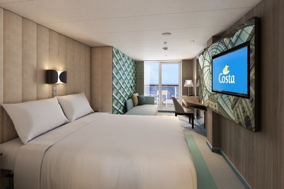 MyCruise Costa-Cruises Smeralda Kahytter Balkon BX2