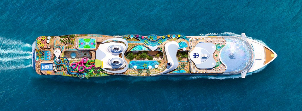 MyCruise Royal-Caribbean-Cruise-Line Icon-of-the-Seas Offentlige-arealer Luftfoto1