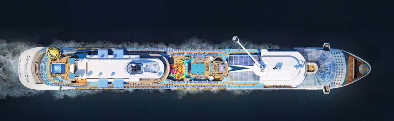 MyCruise Royal-Caribbean-Cruise-Line Spectrum-of-the-Seas Offentlige-arealer Luftfoto3