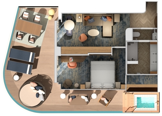 MyCruise Carnival Jubilee Kahytter Suite LS5