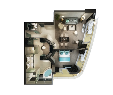 MyCruise Norwegian-Cruise-Line Breakaway Kahytter Suite H24