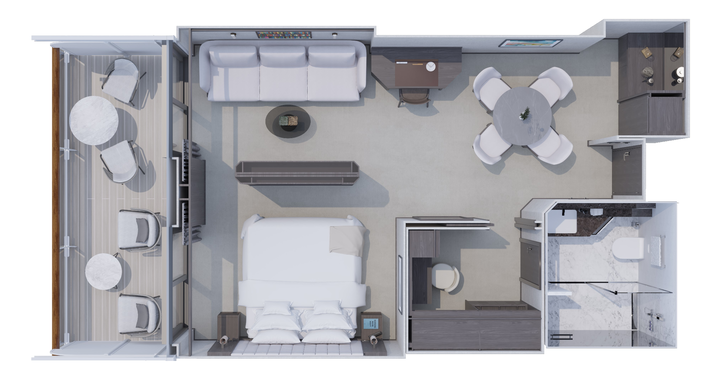 MyCruise Explora-Journeys Explora-III Kahytter Suite DP7