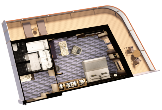 MyCruise Cunard Queen-Anne Kahytter Suite Q53