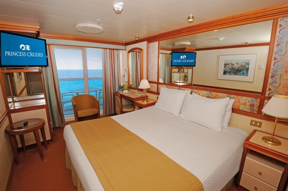 MyCruise Princess-Cruises SAPPHIRE Kahytter Balkon BX1