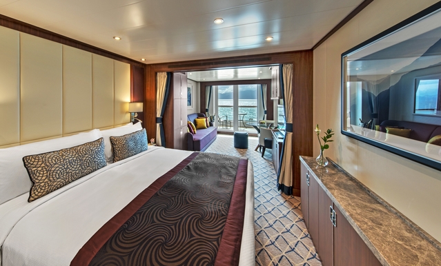 MyCruise Seabourn-Cruise-Line Seabourn-Ovation Kahytter Balkon V1,V2,V3,V4 1