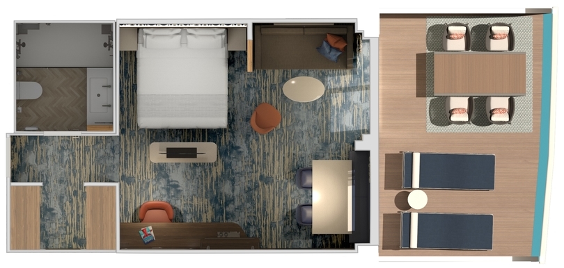 MyCruise Carnival Jubilee Kahytter Suite DS4