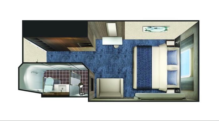 MyCruise Norwegian-Cruise-Line Spirit Kahytter Udvendig OX3