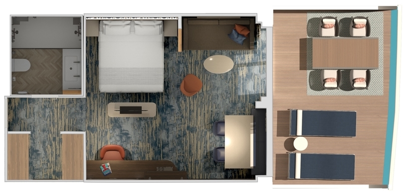 MyCruise Carnival Celebration Kahytter Suite DS4