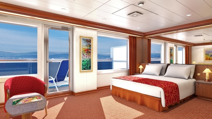 MyCruise Carnival Freedom Kahytter Suite GS1