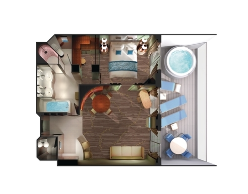 MyCruise Norwegian-Cruise-Line Pride-of-America Kahytter Suite S7,S85